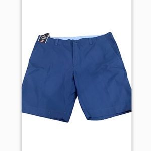 NWT Roundtree  and York Blue Shorts Trim Fit‎ Size 40 Flat Front